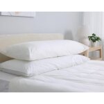 Lot de 2 prot�ge - oreillers 50x70 cm ? imperm�ables et confortables