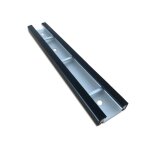 Lot de 2 rails darrimage en aluminium avec caoutchouc - 350 mm