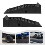 Lot de 2 rampes de levage et de charge antid�rapantes 7t pour voiture - en plastique - stabilisateur ...