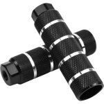 Lot de 2 repose - pieds v�lo universels en aluminium antid�rapants - piquets bmx vtt 30x30 mm accessoires ...