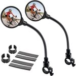 Lot de 2 retroviseur velo rétroviseurs de vélo grand angle rotatifs à 360° pour vélo de montagne vélo ... Lot de 2 retroviseur velo rétroviseurs de vélo grand angle rotatifs à 360° pour vélo de montagne vélo ...