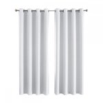 Lot de 2 rideaux occultant � oeillets - 140x240 cm - thermique isolant - pour chambre � coucher et salon ...