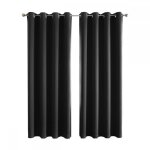 Lot de 2 rideaux occultant � oeillets - 140x240 cm - thermique isolant - pour chambre � coucher et salon ...