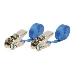 Lot de 2 sangles darrimage  cliquet 500 kg - 5m x 25mm