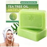 Lot de 2 savons � larbre � th� savon antifongique pour le purifie les poresaccessoires beaute - bien ...