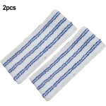 Lot de 2 serpillres en microfibre pour polti vaporetto kit vaporflexi brush eco pro 3. 0