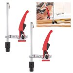Lot de 2 serre joint rapide r�glable serre joint de base 20 mm plage de serrage 160 mm rail de guidage ...