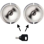 Lot de 2 serrures antivols / cadenas meroni ufo pour véhicules utilitaires ? fermeture manuelle Lot de 2 serrures antivols / cadenas meroni ufo pour véhicules utilitaires ? fermeture manuelle