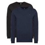 Lot de 2 t - shirts noir / marine homme tommy hilfiger tjm slim 2pack