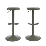 Tabouret holy métal vert mat Tabouret holy métal vert mat