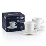 Lot de 2 tasses cramique cappuccino dlsc309 cafetire machine  caf 5513283731 delonghi nespresso