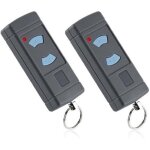 Lot de 2 t�l�commandes garage 868 mhz compatibles h�rmann hse2 / hsm4 / hs4 / hs1 bouton bleu
