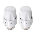 Lot de 2 t�tes thermostatique blanche th1 m30 1. 5 fluidheat