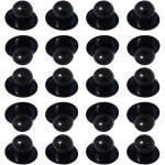Lot de 20 bouchons de fond de rechange pour pompe de filtration de piscine - intex - [719] - noir