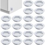 Lot de 20 grilles de ventilation rondes - pour cuisine et salle de bain - grilles da�ration inf�rieures ...