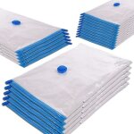 Lot de 20 sacs de rangement sous vide - economie despace - pet + pa - transparent