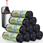 Lot de 200 sacs poubelle 30l avec poignees - sac poubelle lien coulissant recycles resistant anti - fuitessac ...