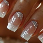 Lot de 24 faux ongles press on nails -  coller -  paillettes - pour femme