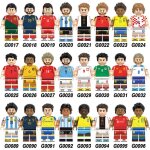 Lot de 24 figurines de football ? lot de mini joueurs r�alistes cadeau anniversaire et fete pour enfants ...