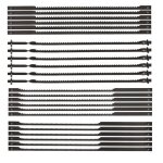 Lot de 24 lames de scie À chantourner 100 mm 15 - 18 - 24 tpi - dremel - ms20 ms20 - 01 ms51 - 01 Lot de 24 lames de scie À chantourner 100 mm 15 - 18 - 24 tpi - dremel - ms20 ms20 - 01 ms51 - 01