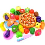 Lot de 24pcs jeu dimitation coupe fruits légumes jeu enfants kid jouet éducatif a decouper de cuisine ... Lot de 24pcs jeu dimitation coupe fruits légumes jeu enfants kid jouet éducatif a decouper de cuisine ...