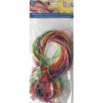 Lot de 25 pcs fils scoubidou scoobidoo multicolores 90 cm pour bijoux bracelets