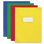 Protge - cahier pvc 150 strong line 24x32 cm opaque assorti - elba - lot de 25