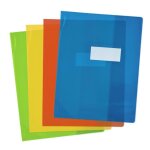 Protge - cahier pvc 150 strong line 24x32 cm translucide assorti - elba - lot de 25