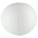 Atmosphera - lot 2x lanterne boule - diam. 60 cm. - blanc
