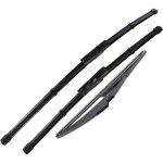 Lot de 3 balais dessuie - glace avant et arrire pour renault logan ii mcv 2016 2017 2018 2019 2020 dacia ...