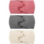 Lot de 3 bandeau cheveux femme hiverbandeaux hiverserre - t�te en tricot dhiverserre - t�te tricot� oreilleban ...