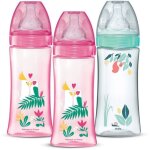 Lot de 3 biberons anti - coliques - dodie - anti - coliques - ttines rondes - 330 ml - + 6 mois - 3 ...