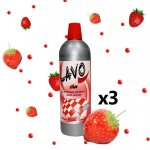 Lot de 3 bidons de nettoyant odorant multi - usages fraise 1l - lavo fruit