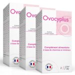 Lot de 3 bote ovocyplus pour la qualit des ovules dcmg