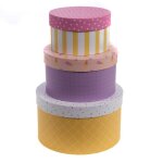 Lot de 3 boites de rangement mia - amadeus