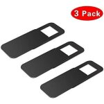 Lot de 3 cache - webcam coulissant pour ordinateur portable iphone android mac pc tablette smartphone ...