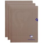 Lot de 3 cahiers mimesys piqué polypro 24 x 32 cm 96 pages 90g séyès noir Lot de 3 cahiers mimesys piqué polypro 24 x 32 cm 96 pages 90g séyès noir