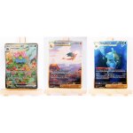 Lot 2 cartes m�talliques pok�mon - mew + mewtwo version fran�aise 1996