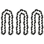 Gt garden - lot de 3 chanes 40 maillons pour trononneuse lagueuse
