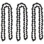 Gt garden - lot de 3 cha�nes 76 maillons pour tron�onneuse