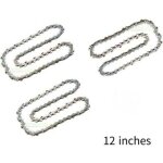 Lot de 3 cha�ne de tron�onneuse pour guide - cha�ne de 12 (30 cm) 45 maillons dentra�nement compatibles ...