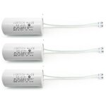 Lot de 3 condensateur 35 ?f pour volet roulant bubendorff avec connecteur jst - � 25mm x 56 mm - fabriqu� ...