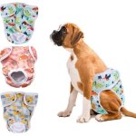 Couches lavables pour chiennes - amoune - taille l - motif requin - motif renard - motif dino Couches lavables pour chiennes - amoune - taille l - motif requin - motif renard - motif dino