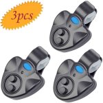 Dtecteur de touche lectronique - lot de 3 - signal lumineux led - alarme sonore - pche de nuit