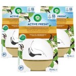 Lot de 3 diffuseurs continu active fresh vanille flacon de 75 ml
