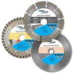 Disques diamant - diamwood - lot de 3 - 125 mm - 2223 mm - pour b�ton et carrelage