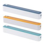 Lot de 3 distributeurs de film magnétique avec coupe - filmtiroirdévidoir pratique pour film plastique ... Lot de 3 distributeurs de film magnétique avec coupe - filmtiroirdévidoir pratique pour film plastique ...