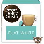 Lot de 3 - dolce gusto - flat white caf capsules compatible dolce gusto - bote de 16 capsules