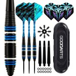 Lot de 3 fl�chettes professionnelles � pointe en m�tal 23 g 3 fl�chettes en acier avec pointe en acier ...