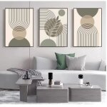 Lot de 3 impressions dart mural bohème vert sauge 60x90cm sans cadre décoration murale minimaliste moderne ... Lot de 3 impressions dart mural bohème vert sauge 60x90cm sans cadre décoration murale minimaliste moderne ...